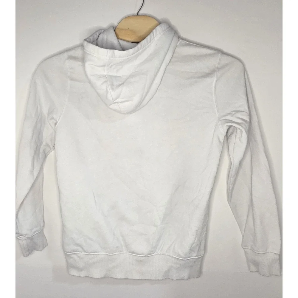 The North Face Mens Size M White Long Sleeve Pullover Hoodie‎